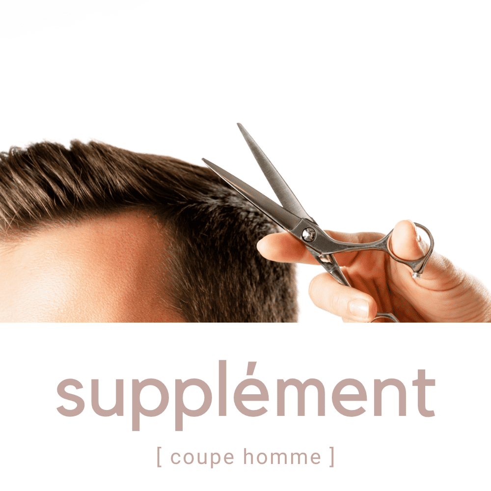 Supplément coupe homme